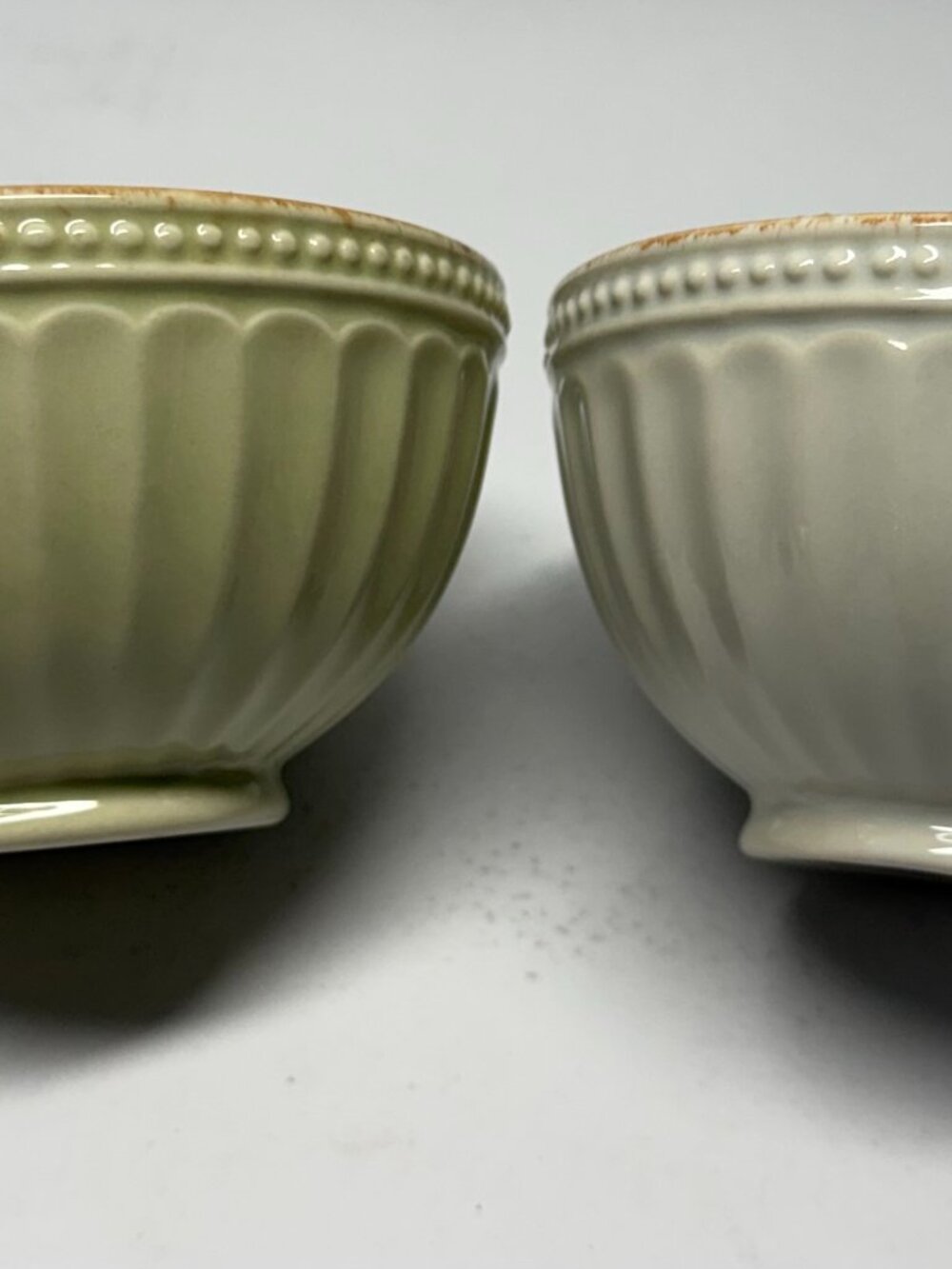 Lenox French Perle Groove 2 Piece Dessert Bowl Set